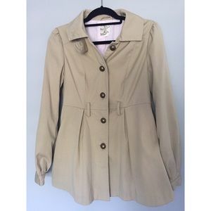 Beige overcoat
